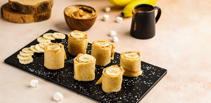 Bananen-Sushi