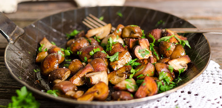 Gesundes Pilzragout